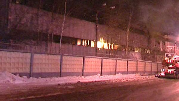 Пожар несколько часов бушевал на территории Горьковского автозавода 
