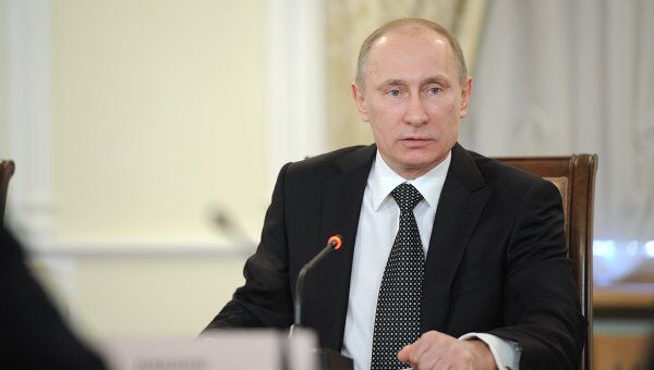  Председатель правительства России Владимир Путин. Архив