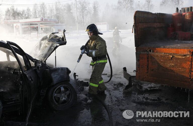 ДТП на Гатчинской окружной дороге в Ленинградской области