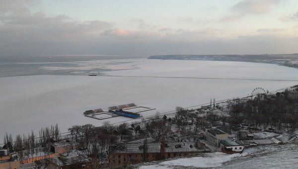 На Украине замерз Керченский пролив. Движение судов остановлено
