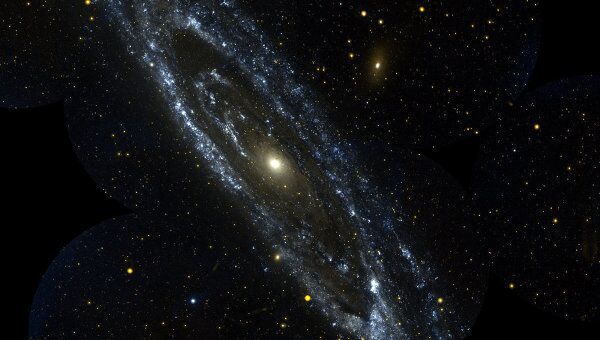 Туманность Андромеды глазами телескопа GALEX