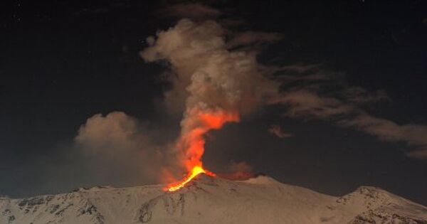 Извержение вулкана Этна в 2012 году 
