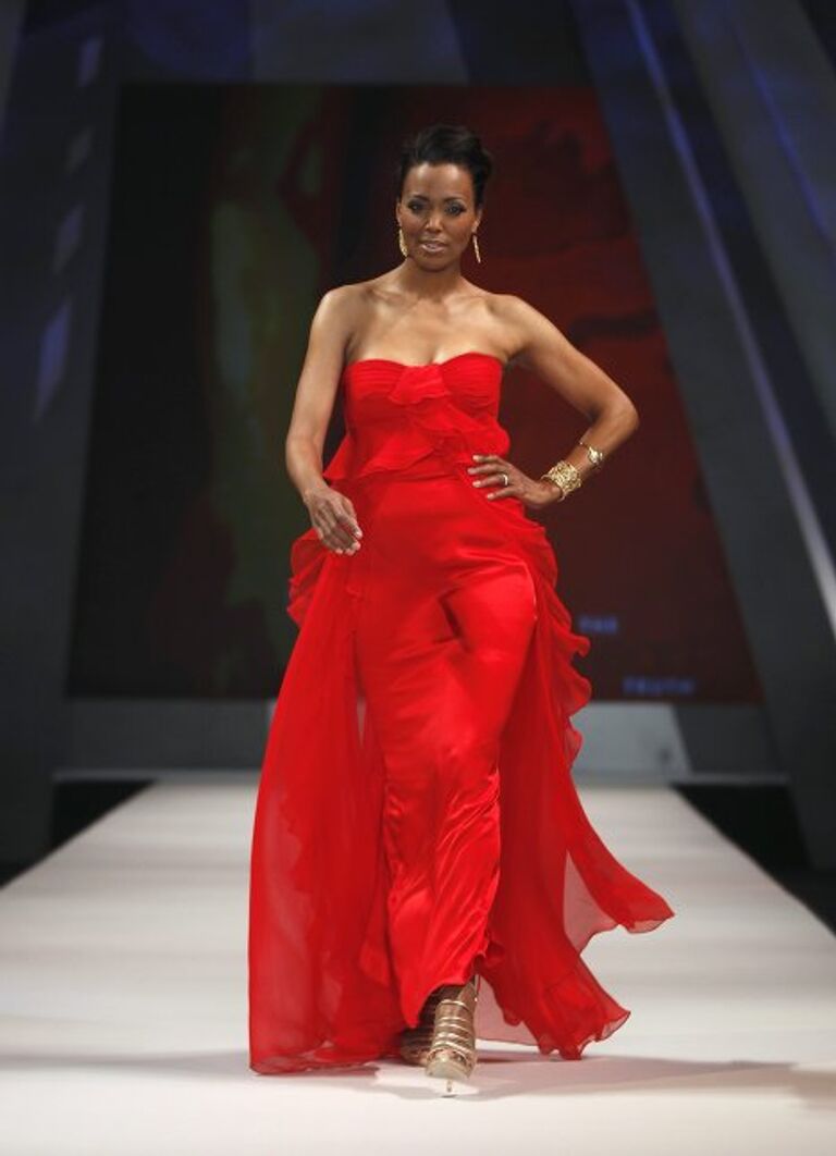 Ежегодный благотворительный показ Heart Truth's Red Dress Fashion Show 