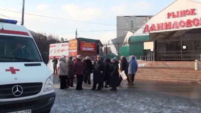 На московском рынке прошла эвакуация в связи с угрозой взрыва