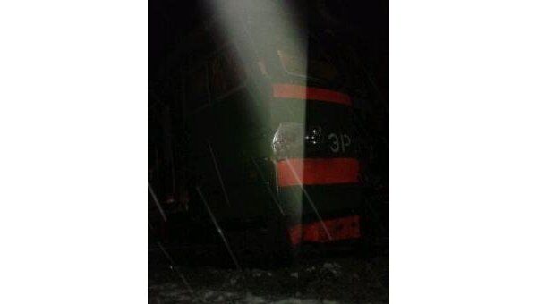 Столкновение грузовика с электропоездом в Подмосковье 2 февраля 2012 года