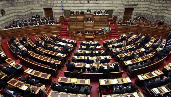 Выступление премьер-министра Греции в парламенте