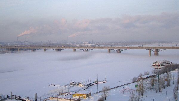 Мосты через Енисей в Красноярске. Архив