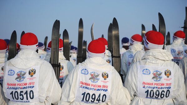 XXХ Всероссийская массовая лыжная гонка Лыжня России в Москве