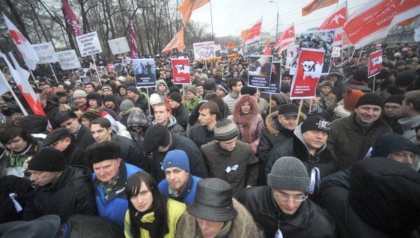 Организаторы февральских акций готовятся собрать 250 тыс россиян