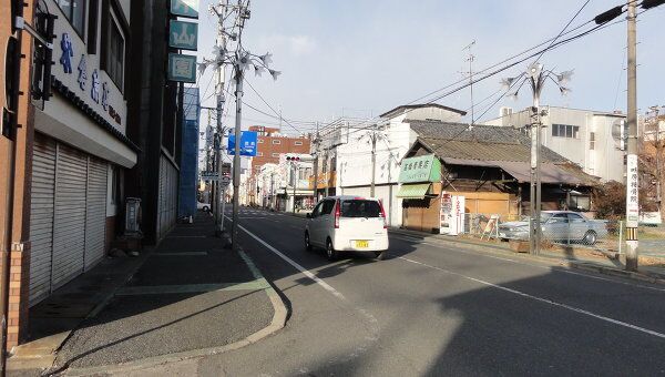 Город в префектуре Фукусима. Архив