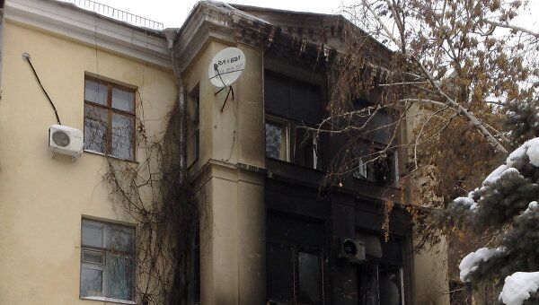 Взрыв и пожар в кафе Белладжио в Волгограде