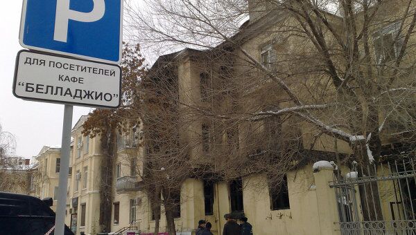 Последствия взрыва и пожара в кафе Белладжио в Волгограде