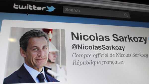 Официальная страница Николя Саркози в Twitter