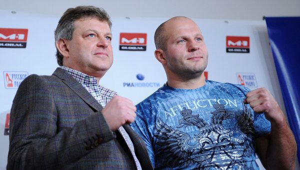 Вадим Финкельштейн и Федор Емельяненко (слева направо)