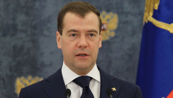 Д.Медведев вручает российские госнаграды. Архивное фото