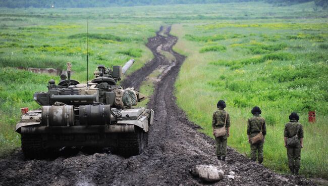 Военные в Северной Осетии, архивное фото