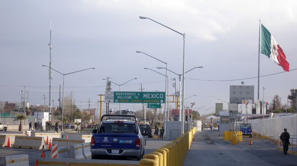 КПП на границе Мексики и США