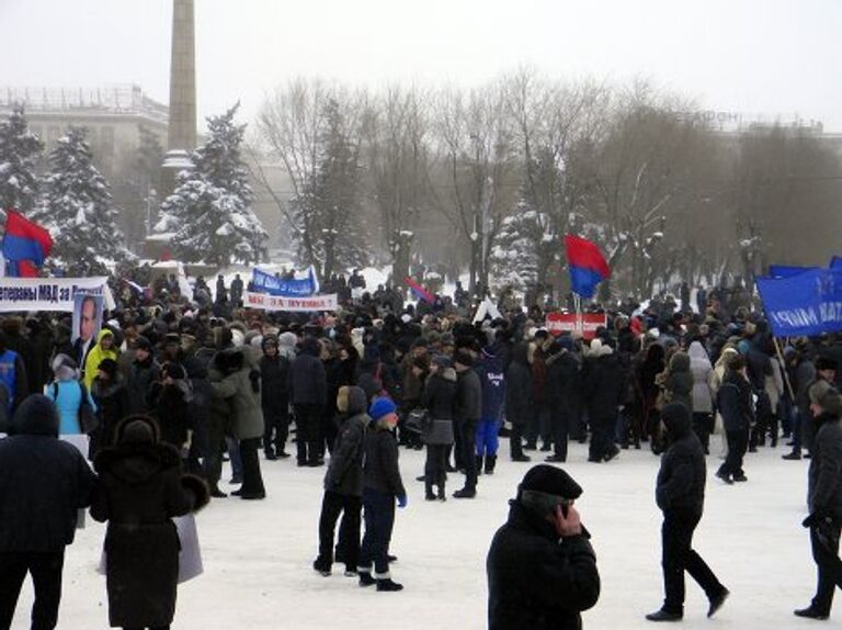 В российских городах прошла череда митингов в поддержку Владимира Путина