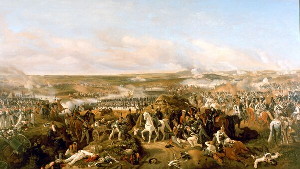Картина Бородинское сражение