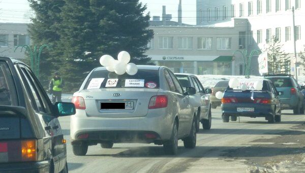 Автопробег За честные выборы в Чебоксарах