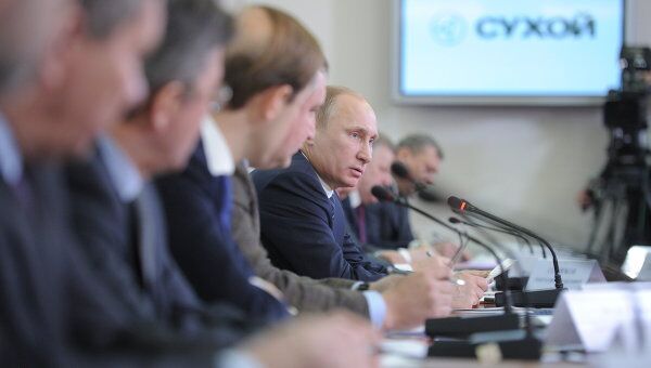 Премьер-министр РФ В.Путин провел совещание по развитию оборонно-промышленного комплекса РФ