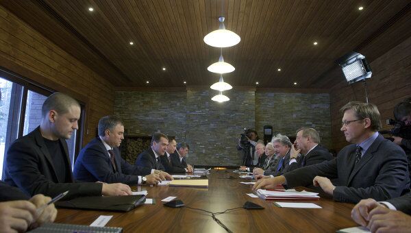 Президент РФ Дмитрий Медведев встретился с лидерами незарегистрированных партий. Архив