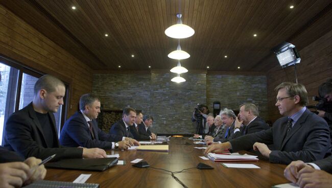 Президент РФ Д.Медведев проводит встречу с лидерами незарегистрированных партий 20 февраля