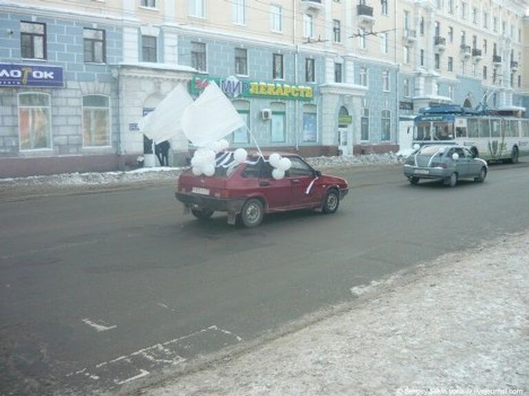 Автопробег Белые улицы в Иванове