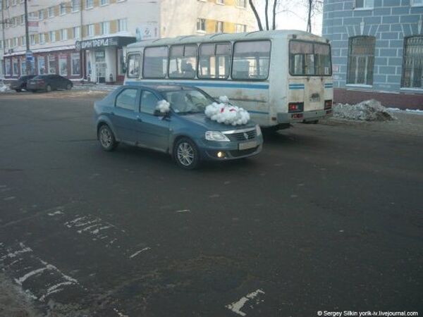 Автопробег Белые улицы в Иванове