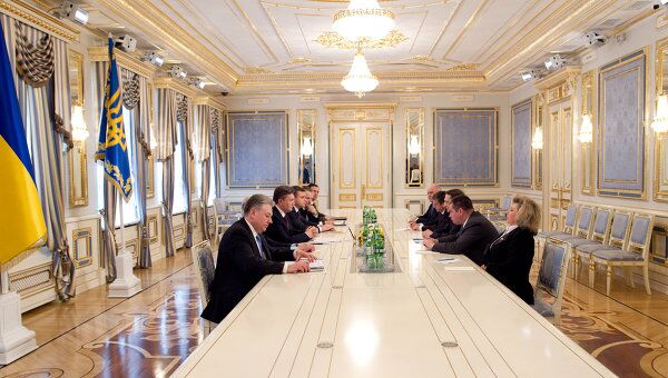Спикер Госдумы Сергей Нарышкин встретился с президентом Украины Виктором Януковичем