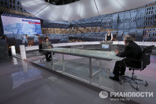 Дебаты между доверенными лицами Г. Зюганова и В. Путина