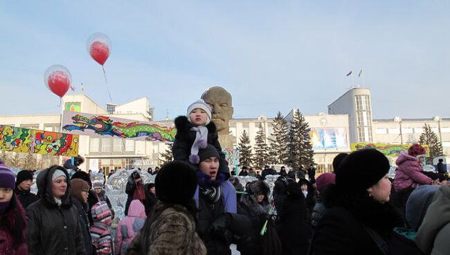 Флешмоб Глобальный ехор в Улан-Удэ