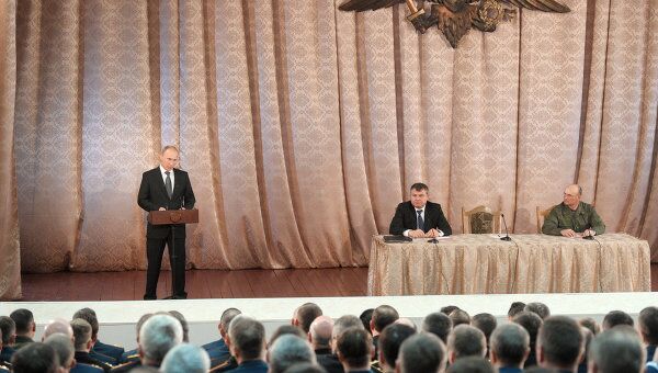 Премьер-министр РФ Владимир Путин посещает Пятую отдельную Гвардейскую мотострелковую Таманскую бригаду
