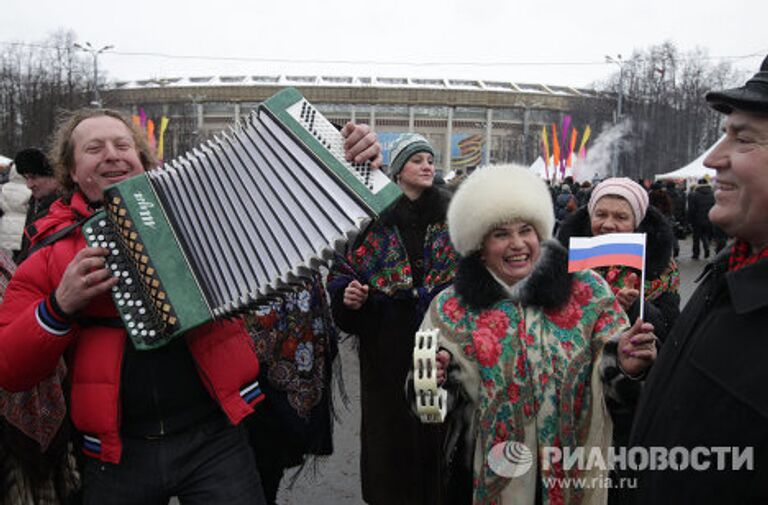 Шествие и митинг Защитим страну! в поддержку В.Путина