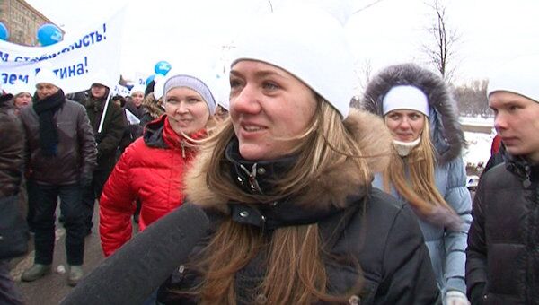 Соцработник Дарья на митинге в Лужниках о новой стране и взглядах