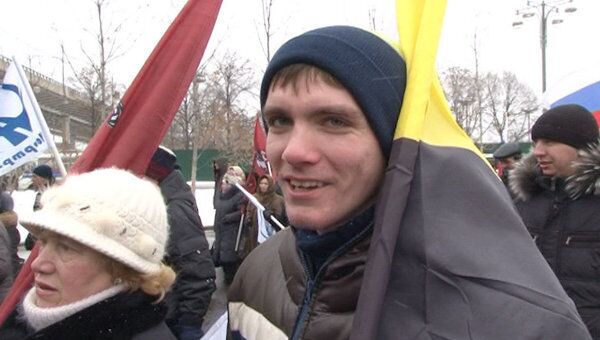 Сергей на митинге в Лужниках о порядке в стране