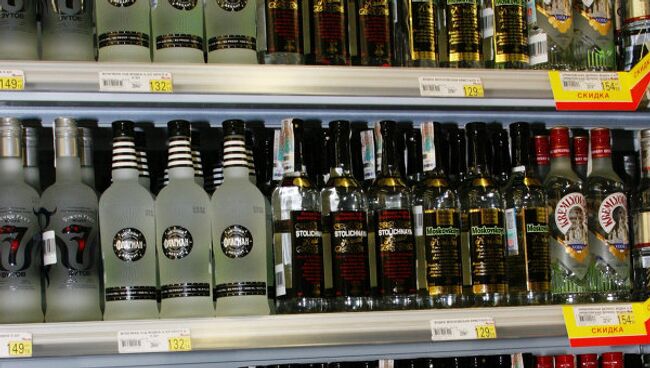 Запрет ночной торговли алкоголем в РФ может быть введен в 2010 году