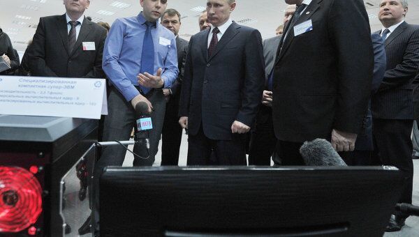 Премьер-министр РФ В.Путин посетил РФЯЦ-ВНИИЭФ в Сарове
