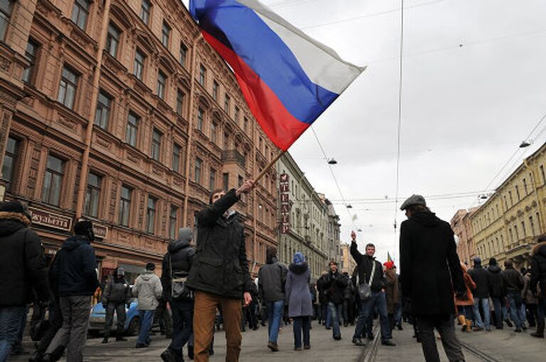 В Петербурге прошел митинг оппозиционных партий.