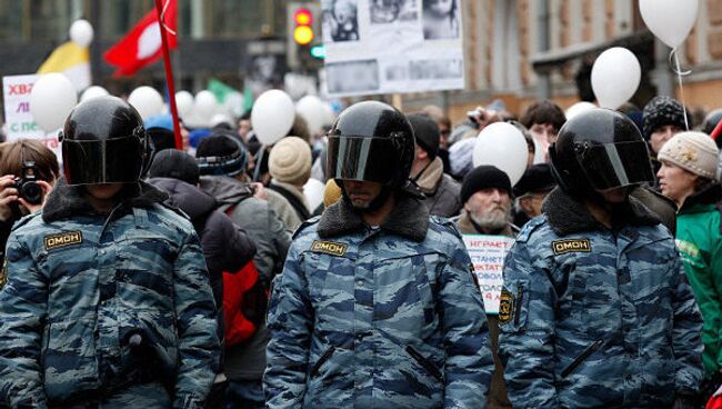 Шествие За честные выборы в Санкт-Петербурге