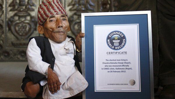 Самый маленький в мире человек Чандра Бахадур Данги