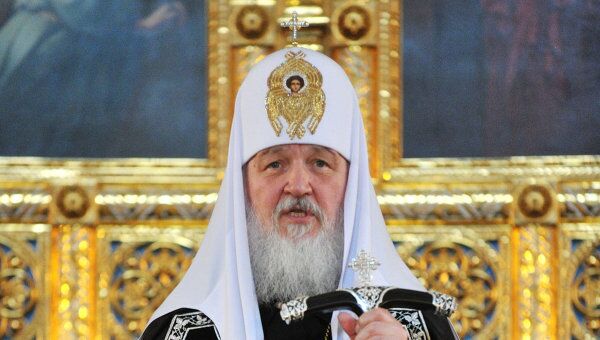 Патриарх Московский и всея Руси Кирилл совершил вечерню с чином прощения