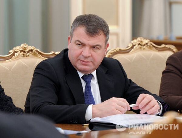 Анатолий Сердюков на заседании президиума правительства РФ