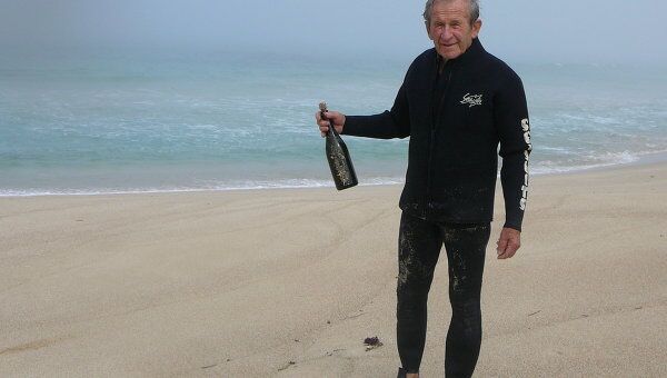 Послание в бутылке с яхты Конюхова нашли у берегов Австралии спустя три года