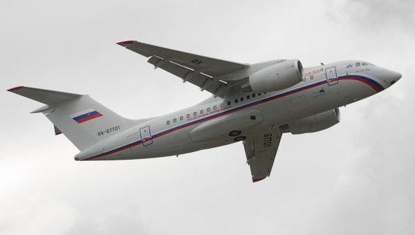 Демонстрация российско-украинского самолета Ан-148 прошла в Воронеже