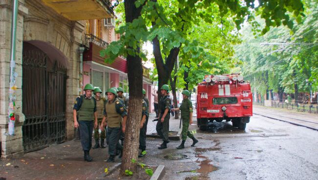 Взрыв на проспекте Кирова в центре Пятигорска. Архив