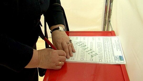 В Центризбиркоме показали, как должно проходить голосование незрячих