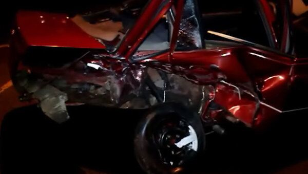 Автомобиль Audi влетел в Daewoo на юге Москвы, пострадал один человек