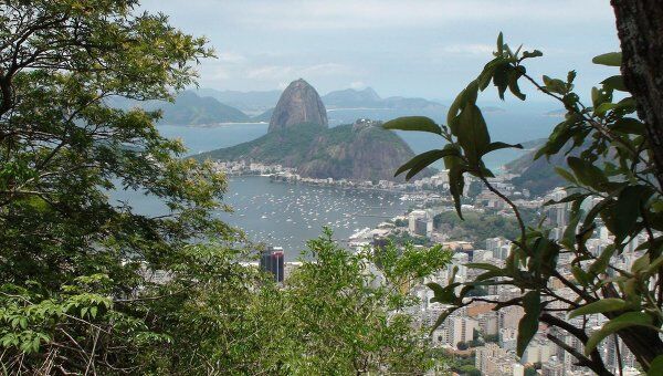 Вид Рио-де-Жанейро из национального парка Тижука, 