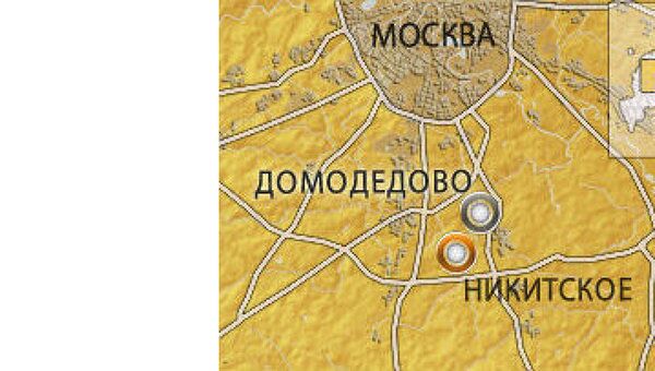 Поселок Никитское Домодедовского района. Карта
